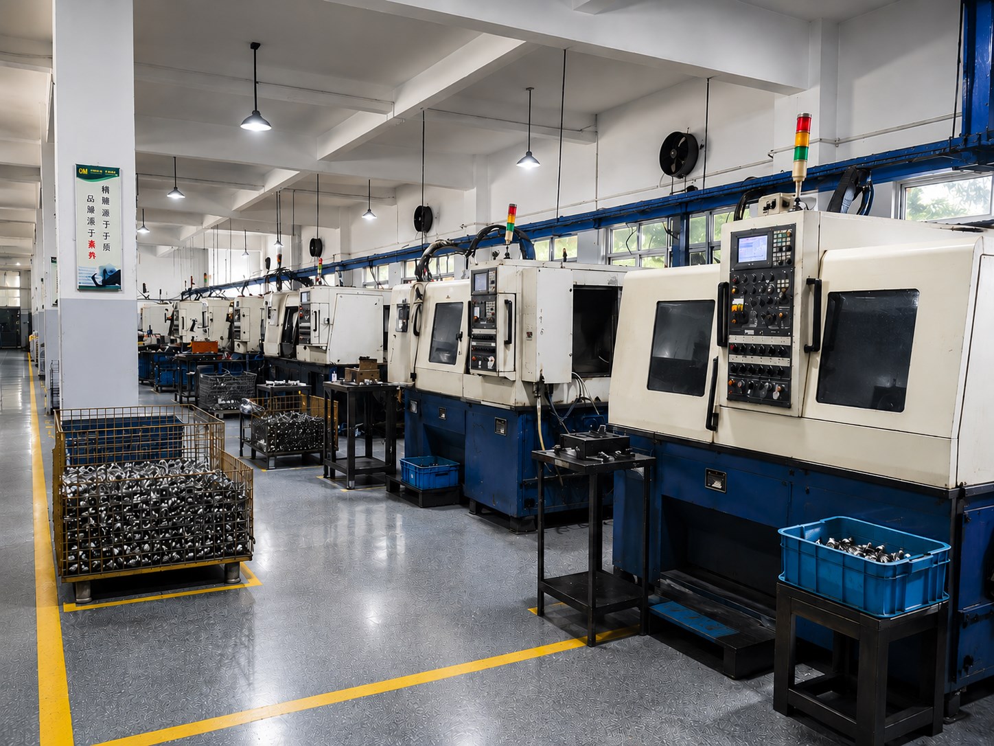 Cixi CTZ bearing manufacturing workshop in Ningbo, China